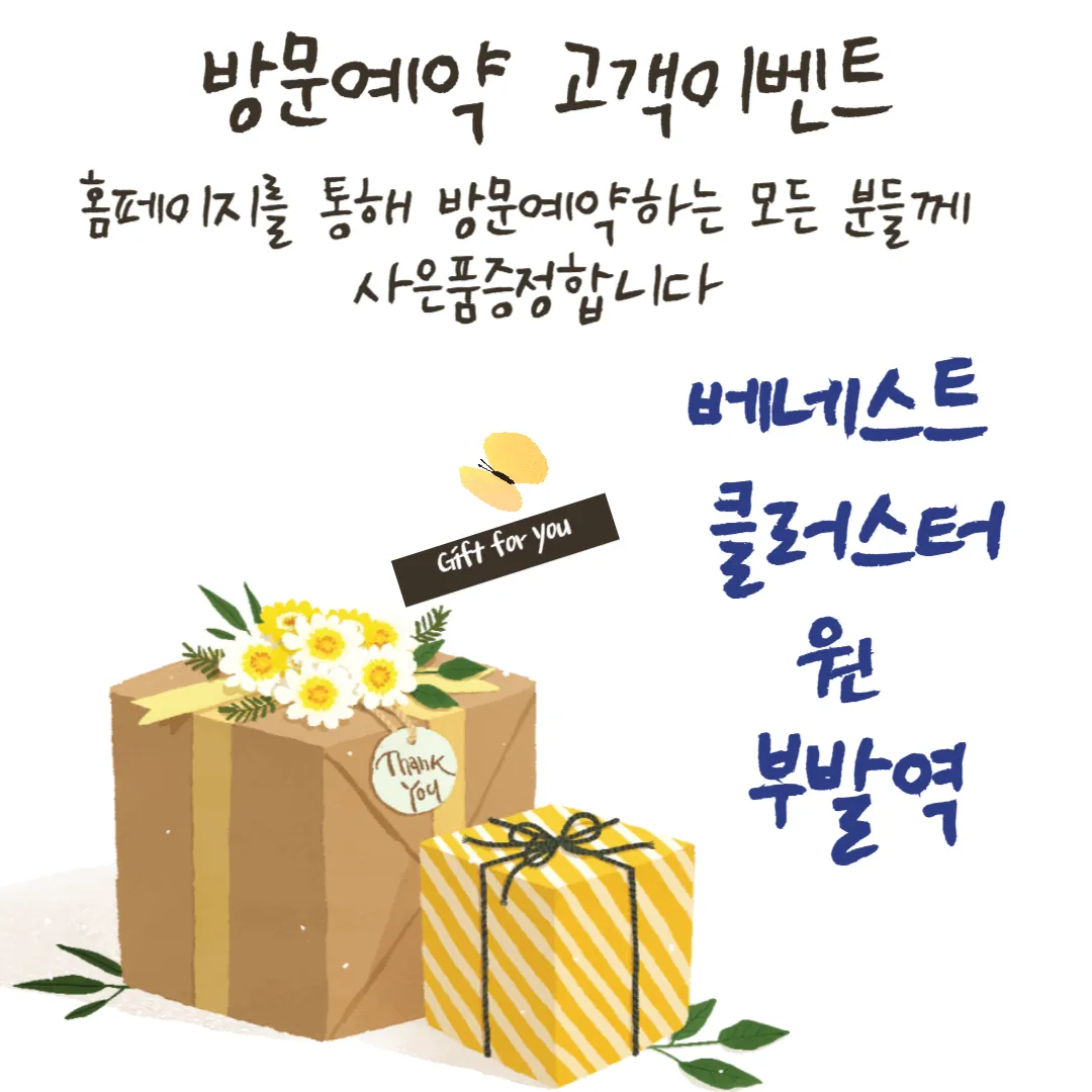 베네스트클러스터원부발역사은품