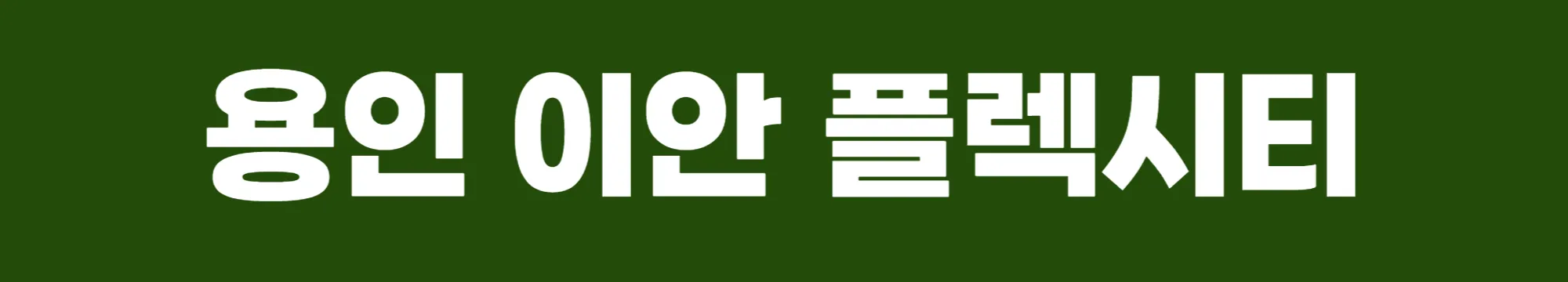 용인이안플렉시티-로고